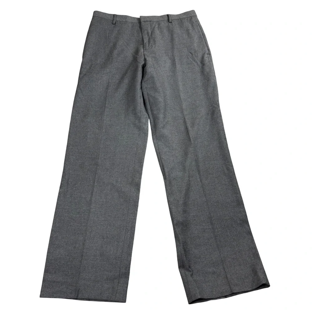 Banana Republic Dress Pants Mens 32x30 Gray Straight Leg Business Trousers
